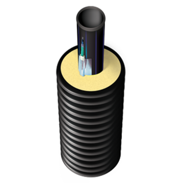 ТВЭЛ-ПЭКС для ХВС (ПЭ100) с греющим кабелем